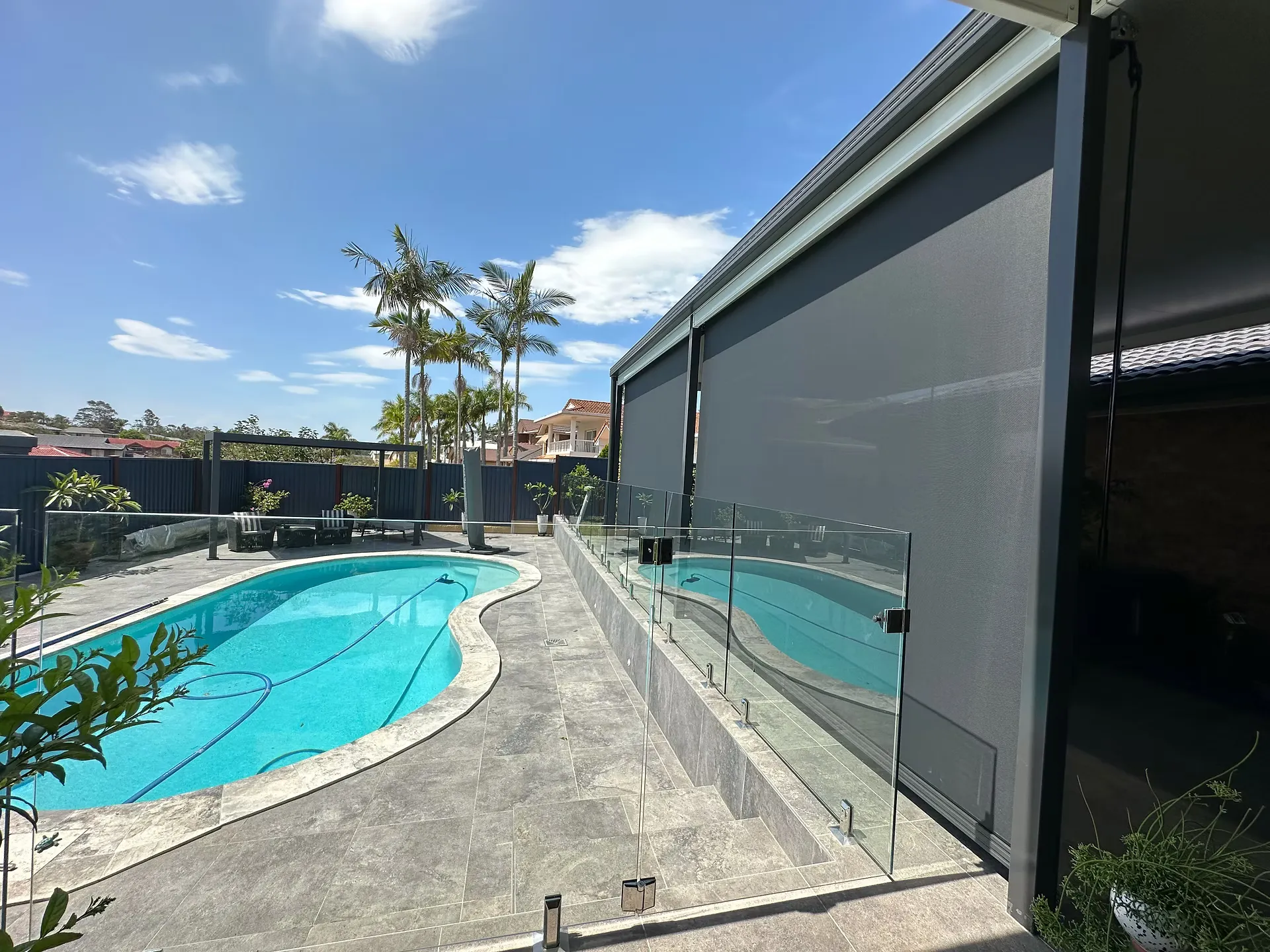 Roll Up Outdoor Blinds 